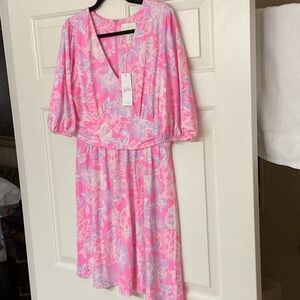 Lilly Pulitzer Pink Floral Mini Dress